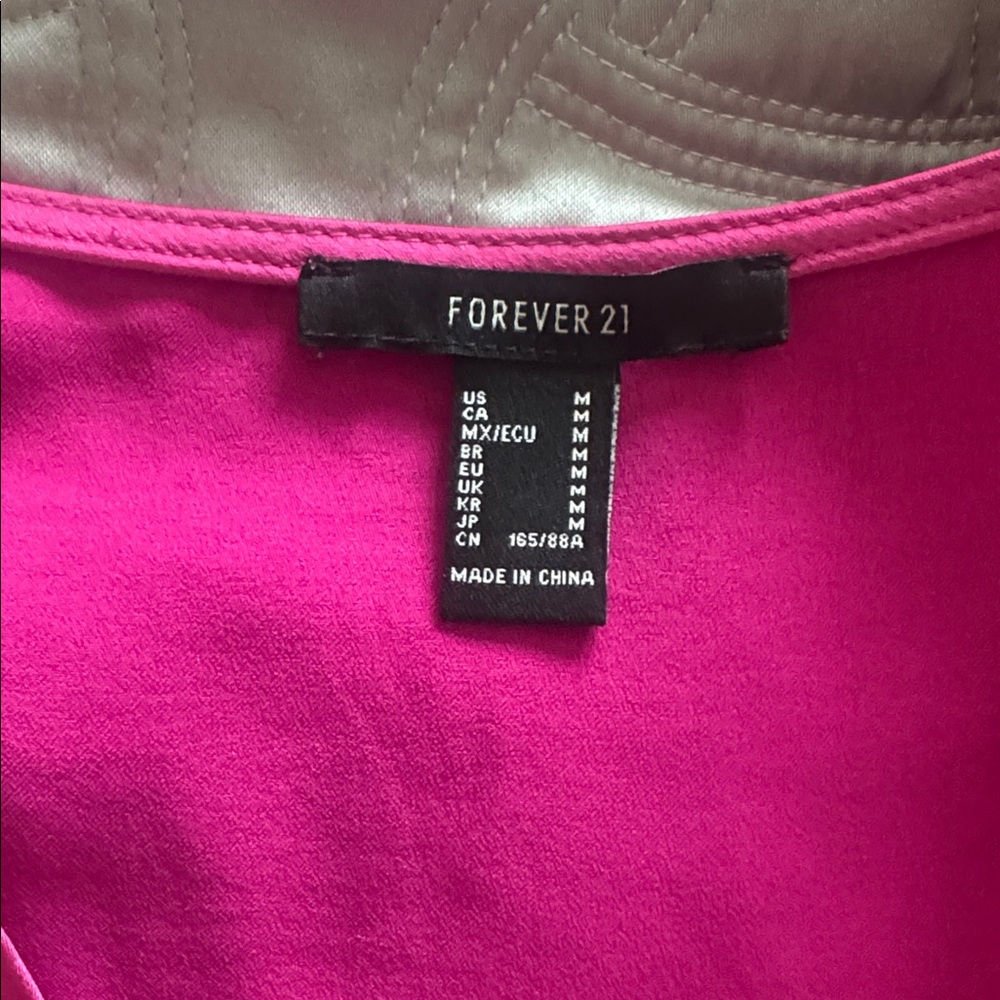 Forever 21 Pink Satin Pajama Set - Picture 6 of 10